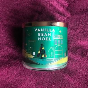 BBW Vanilla Bean Noel NEW 3 Wick Candle